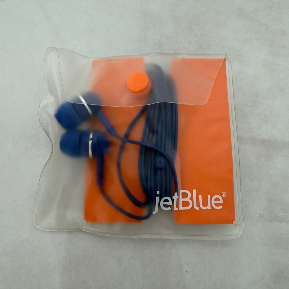 JetBlue Earbuds Never Opened-Put Them Away and They Will Be A Collectible!